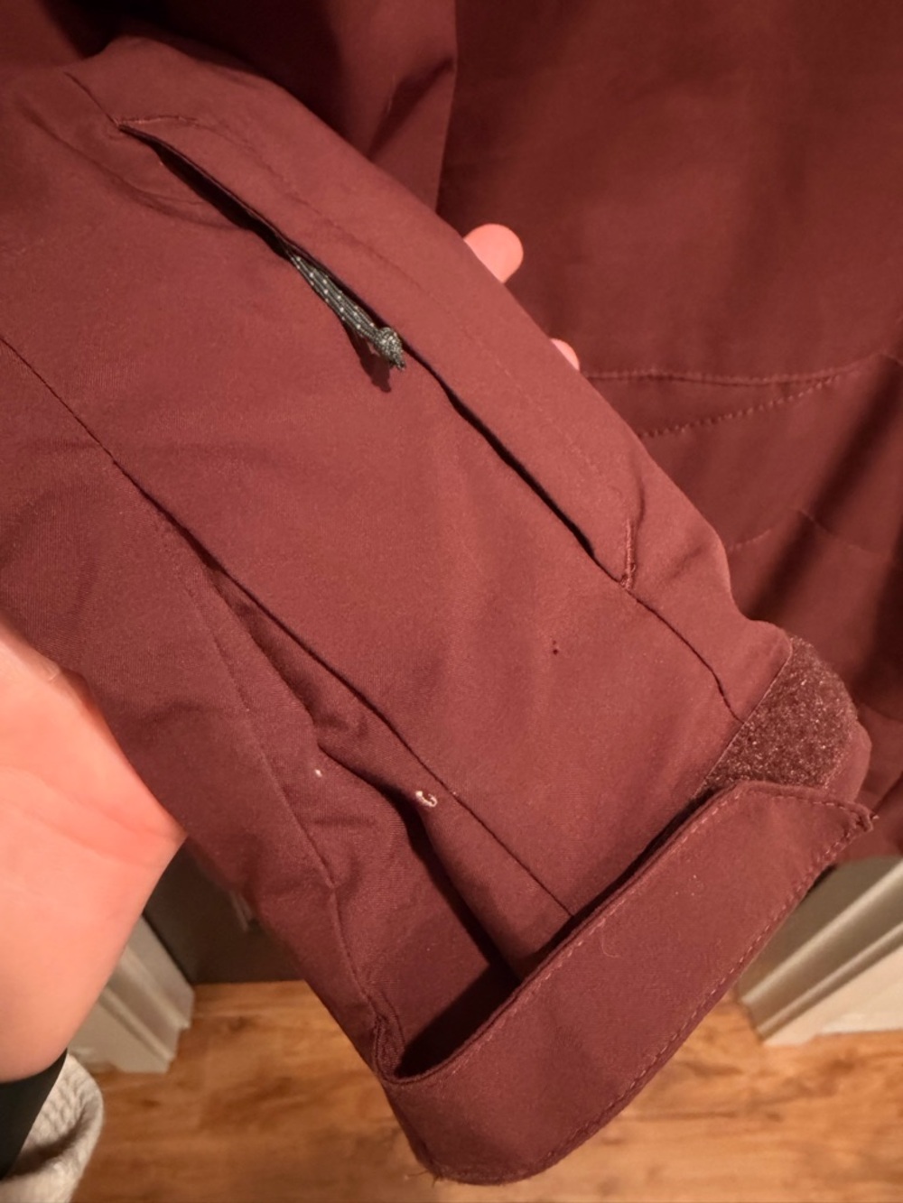 Men's Insulated Columbia Hooded Jacket - Rust - Picture 7 of 8